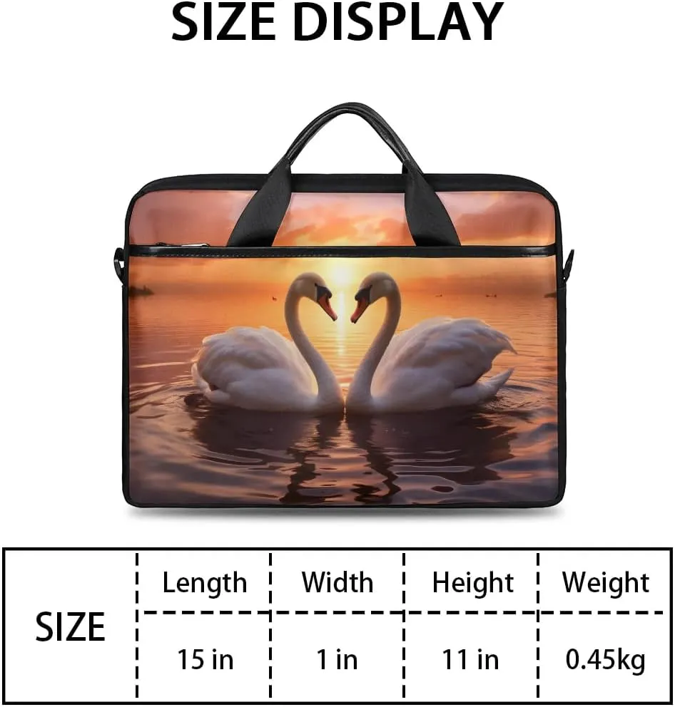 Laptop Shoulder Bag Computer Bag 13-15 Inches Laptop Carrying Case with Shoulder Strap for Women Men