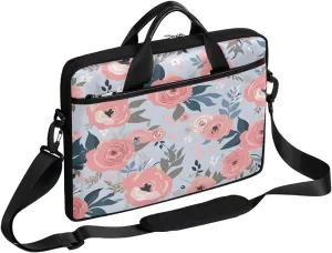 Laptop Shoulder Bag Computer Bag 13-15 Inches Laptop Carrying Case with Shoulder Strap for Women Men