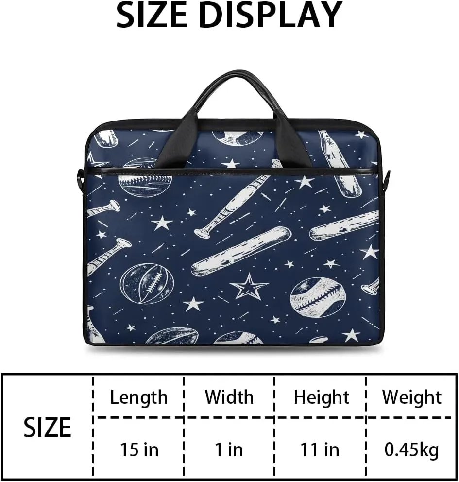Laptop Shoulder Bag Computer Bag 13-15 Inches Laptop Carrying Case with Shoulder Strap for Women Men
