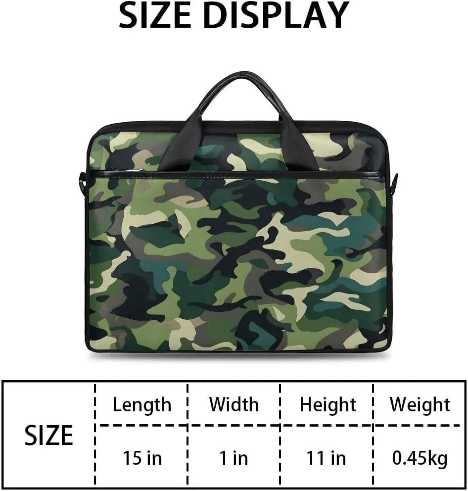 Laptop Shoulder Bag Computer Bag 13-15 Inches Laptop Carrying Case with Shoulder Strap for Women Men