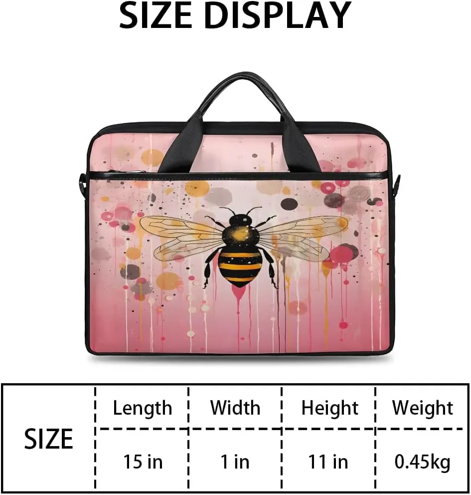 Laptop Shoulder Bag Computer Bag 13-15 Inches Laptop Carrying Case with Shoulder Strap for Women Men