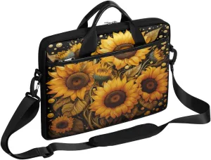 Laptop Shoulder Bag Computer Bag 13-15 Inches Laptop Carrying Case with Shoulder Strap for Women Men