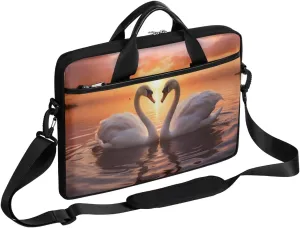 Laptop Shoulder Bag Computer Bag 13-15 Inches Laptop Carrying Case with Shoulder Strap for Women Men