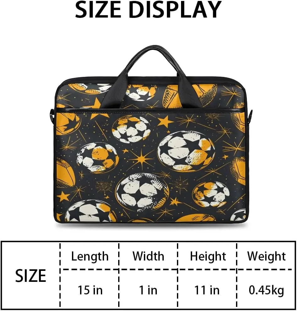 Laptop Shoulder Bag Computer Bag 13-15 Inches Laptop Carrying Case with Shoulder Strap for Women Men