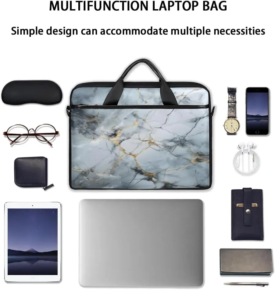 Laptop Shoulder Bag Computer Bag 13-15 Inches Laptop Carrying Case with Shoulder Strap for Women Men
