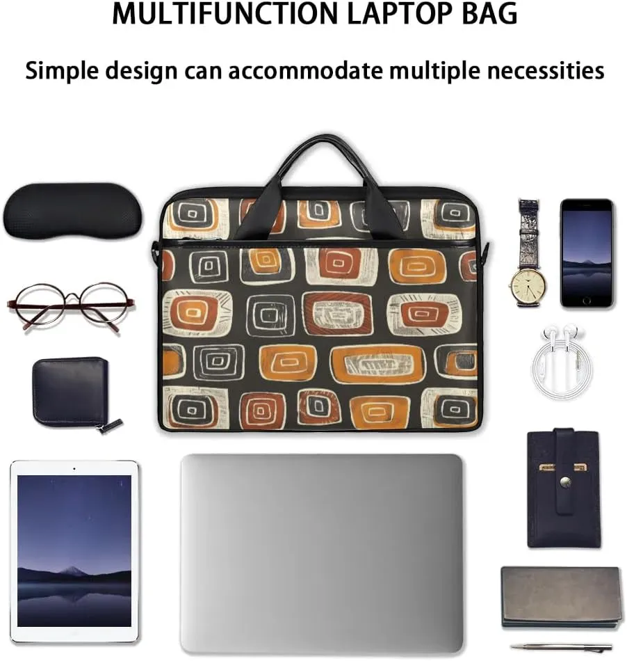 Laptop Shoulder Bag Computer Bag 13-15 Inches Laptop Carrying Case with Shoulder Strap for Women Men