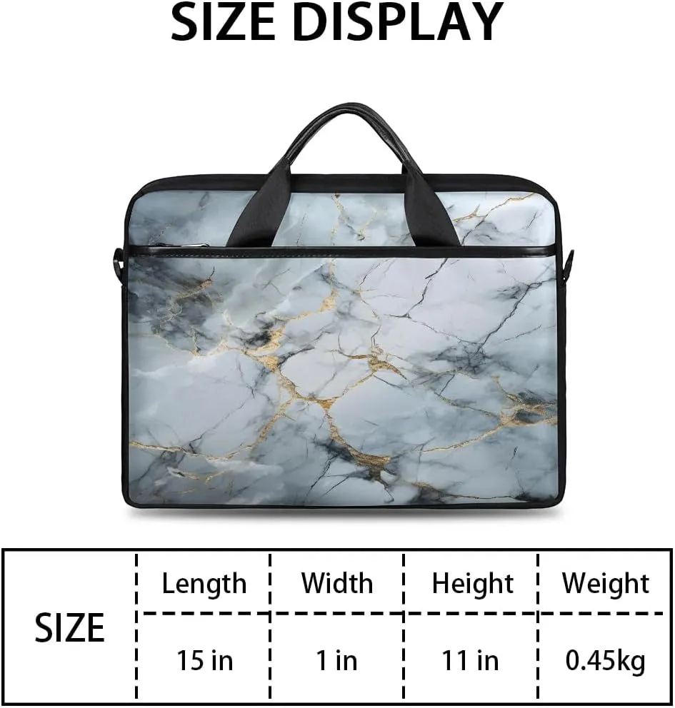 Laptop Shoulder Bag Computer Bag 13-15 Inches Laptop Carrying Case with Shoulder Strap for Women Men