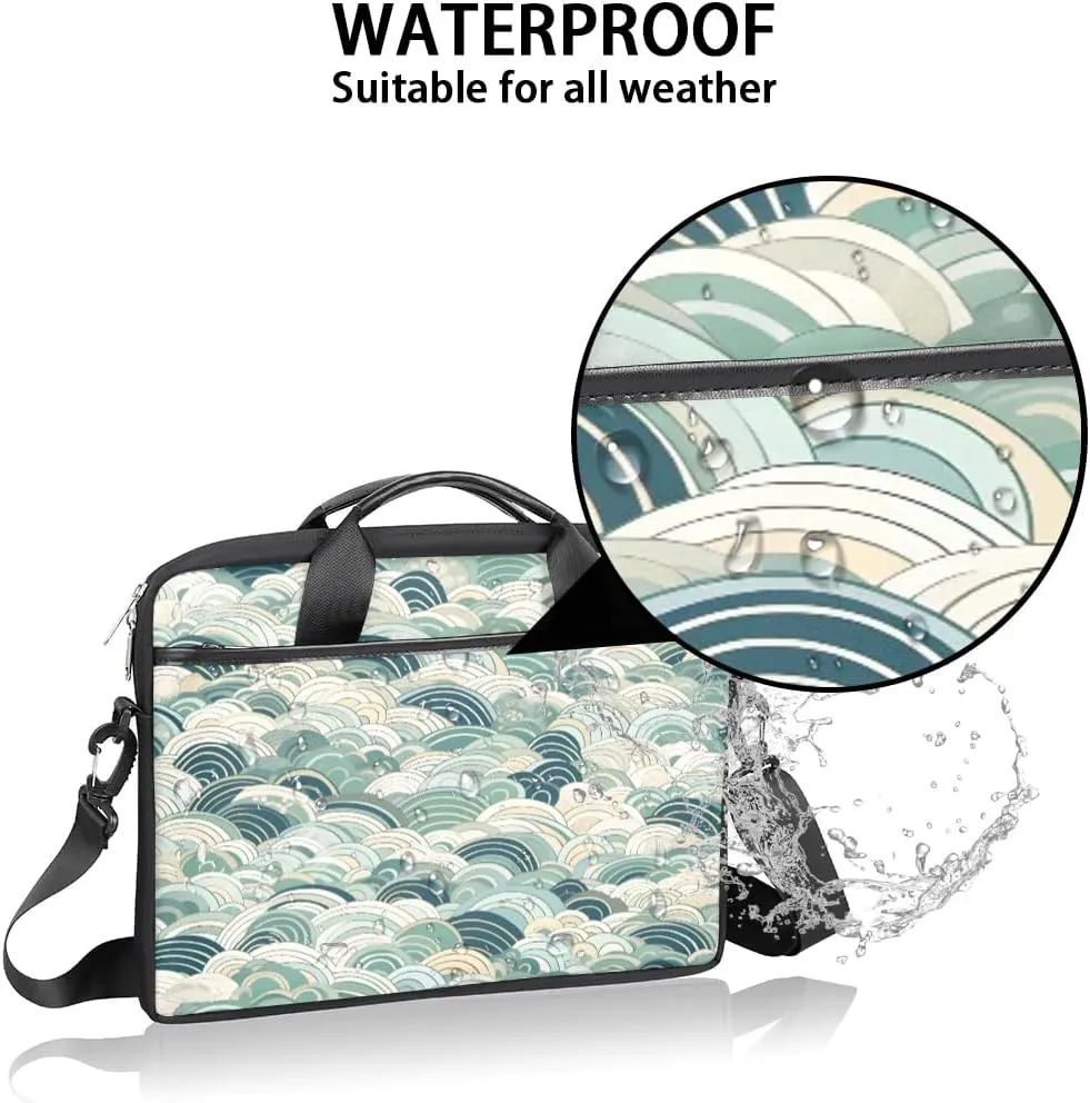 Laptop Shoulder Bag Computer Bag 13-15 Inches Laptop Carrying Case with Shoulder Strap for Women Men