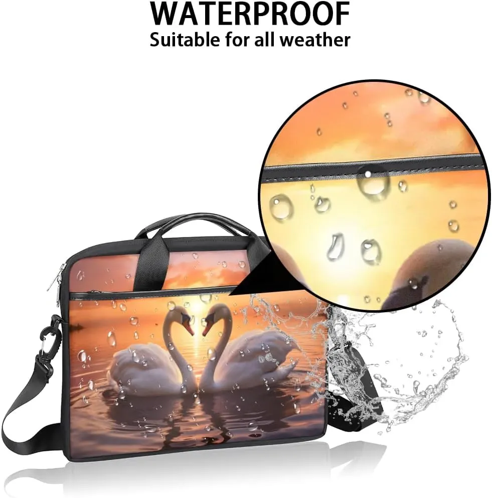 Laptop Shoulder Bag Computer Bag 13-15 Inches Laptop Carrying Case with Shoulder Strap for Women Men