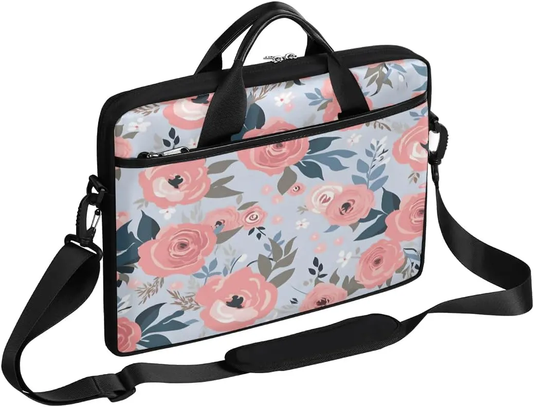 Laptop Shoulder Bag Computer Bag 13-15 Inches Laptop Carrying Case with Shoulder Strap for Women Men