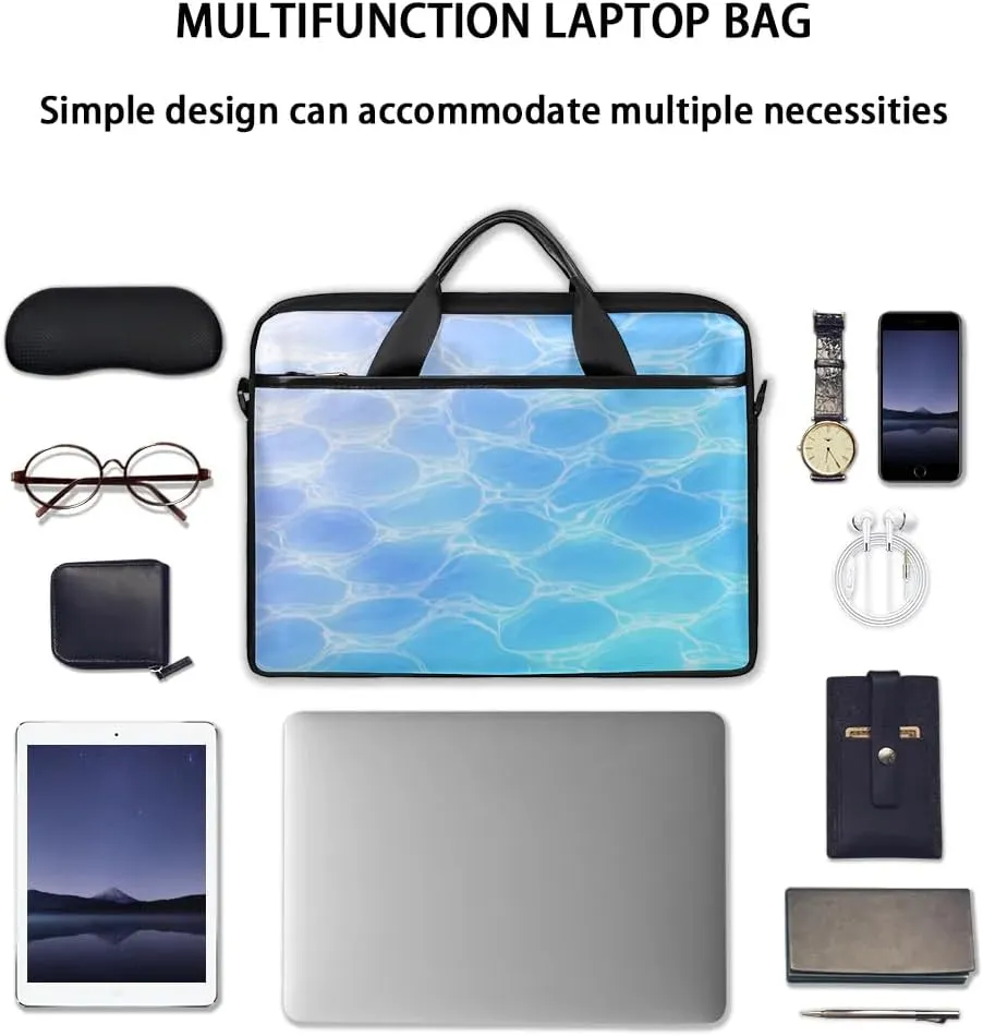 Laptop Shoulder Bag Computer Bag 13-15 Inches Laptop Carrying Case with Shoulder Strap for Women Men