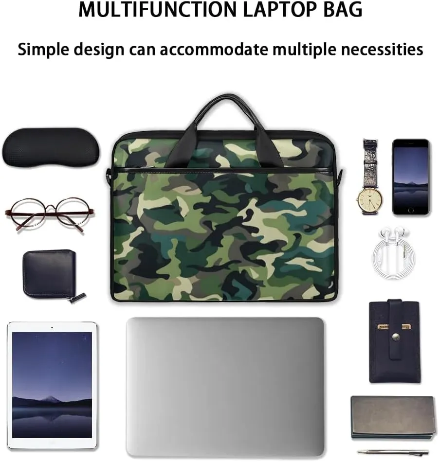 Laptop Shoulder Bag Computer Bag 13-15 Inches Laptop Carrying Case with Shoulder Strap for Women Men