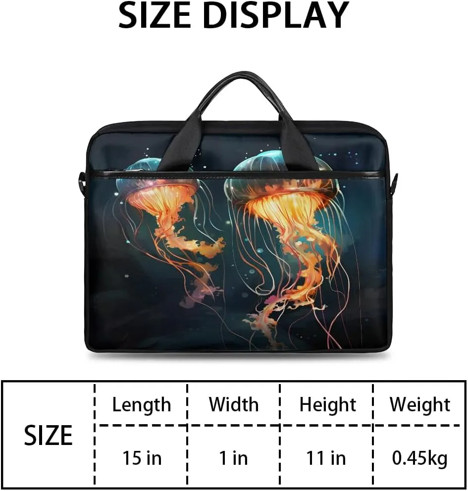 Laptop Shoulder Bag Computer Bag 13-15 Inches Laptop Carrying Case with Shoulder Strap for Women Men