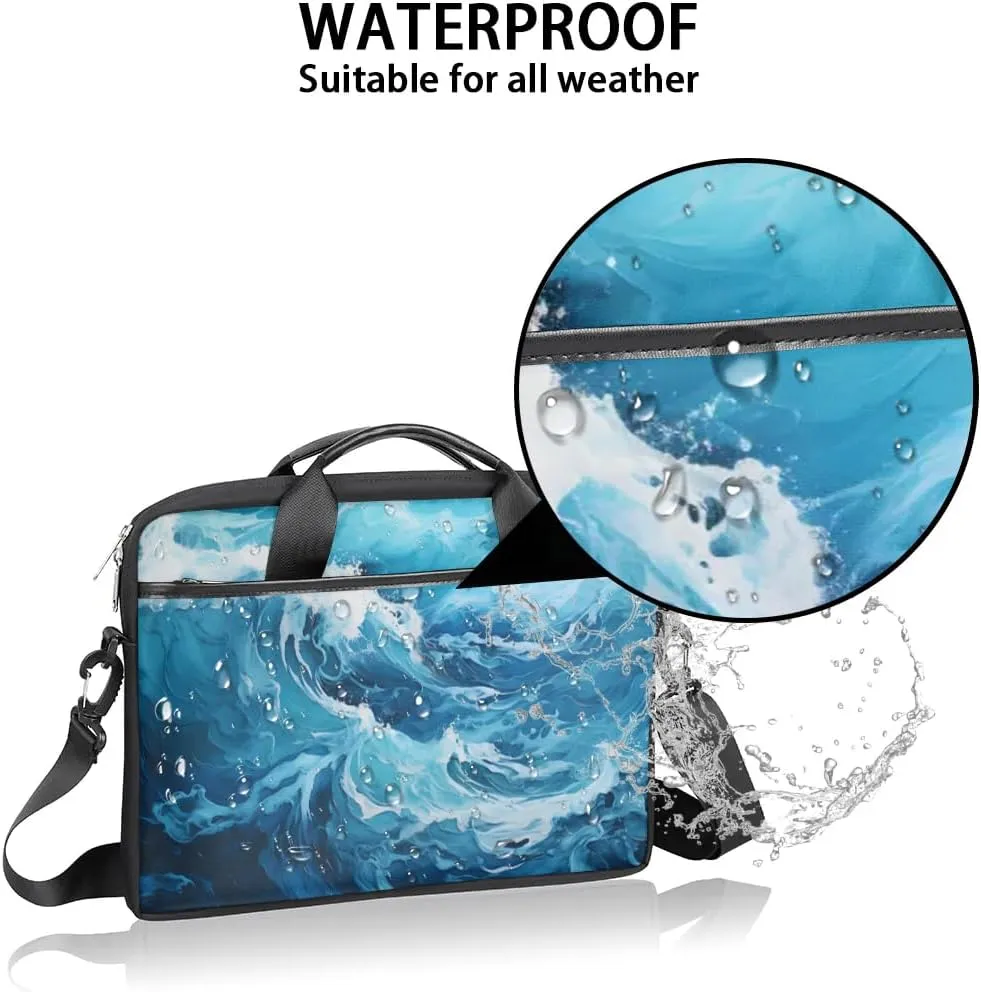 Laptop Shoulder Bag Computer Bag 13-15 Inches Laptop Carrying Case with Shoulder Strap for Women Men