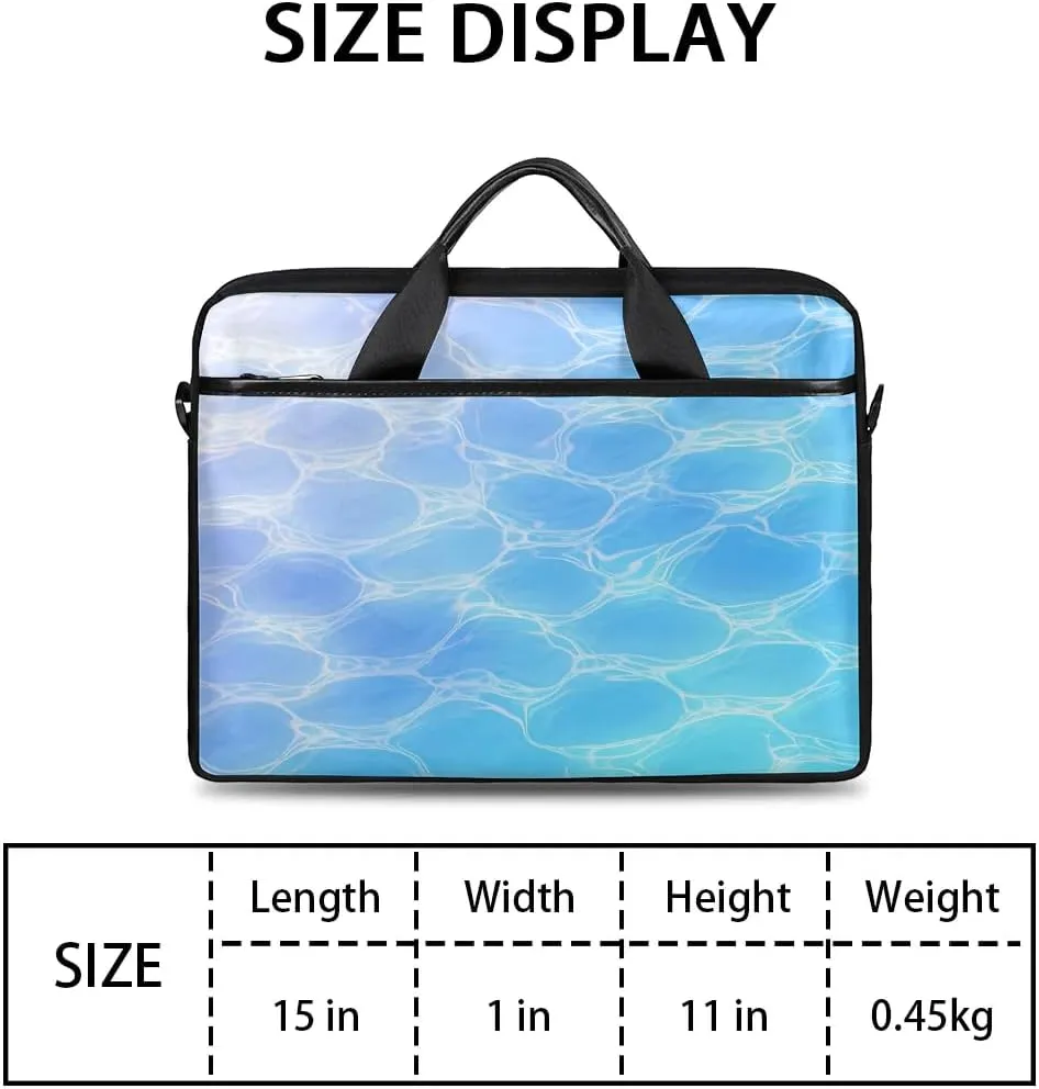 Laptop Shoulder Bag Computer Bag 13-15 Inches Laptop Carrying Case with Shoulder Strap for Women Men