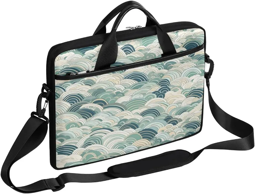 Laptop Shoulder Bag Computer Bag 13-15 Inches Laptop Carrying Case with Shoulder Strap for Women Men