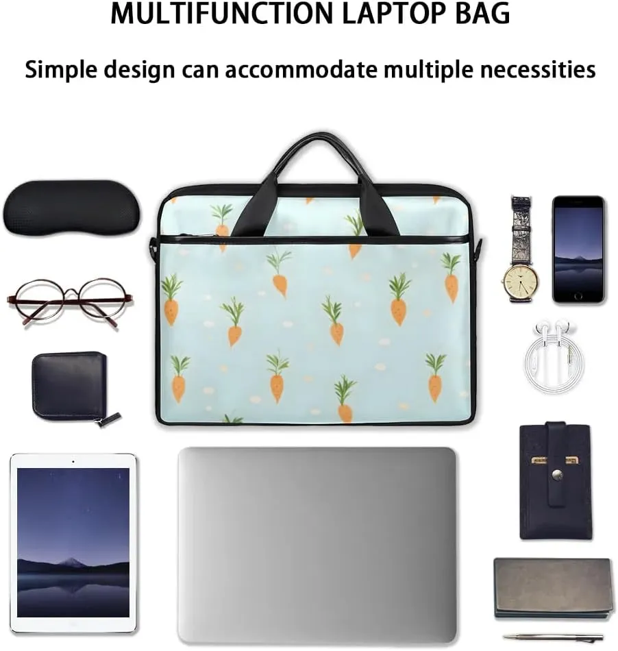 Laptop Shoulder Bag for 13-15 Inch Waterproof Laptop Sleeve Case Bag Slim Computer Carry Case Computer Cases for Laptops