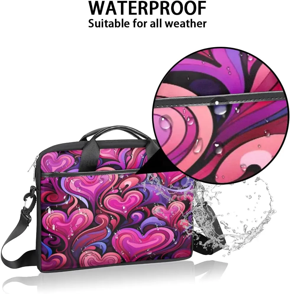 Laptop Shoulder Bag for 13-15 Inch Waterproof Laptop Sleeve Case Bag Slim Computer Carry Case Computer Cases for Laptops