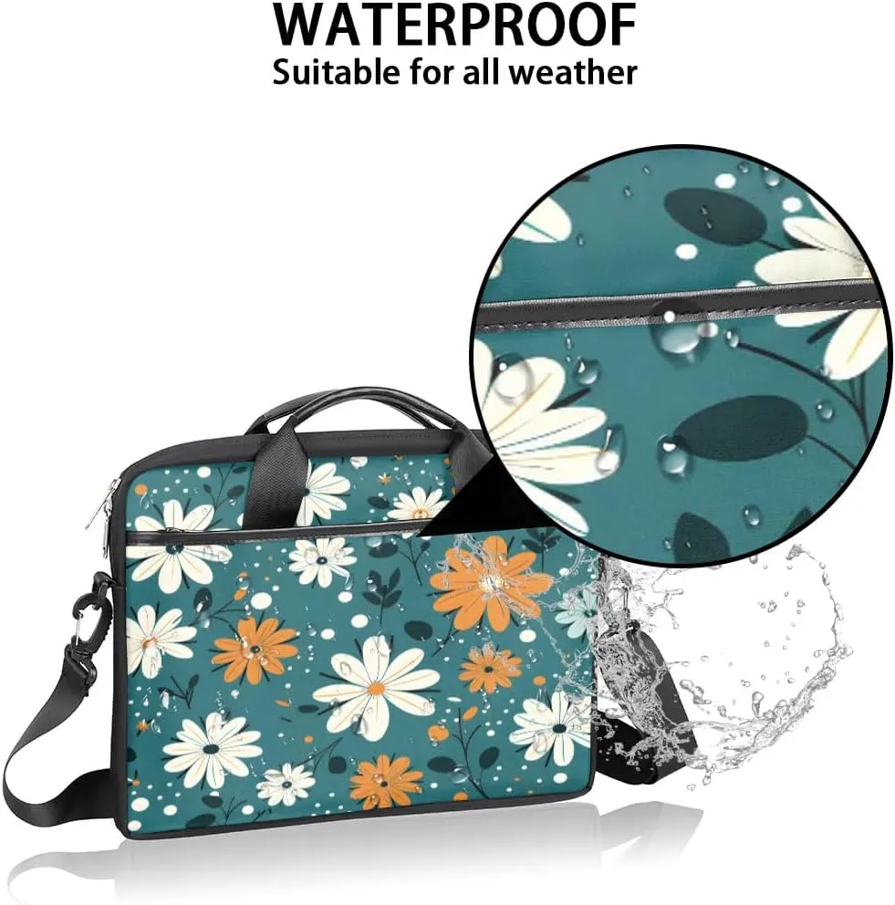 Laptop Shoulder Bag for 13-15 Inch Waterproof Laptop Sleeve Case Bag Slim Computer Carry Case Computer Cases for Laptops