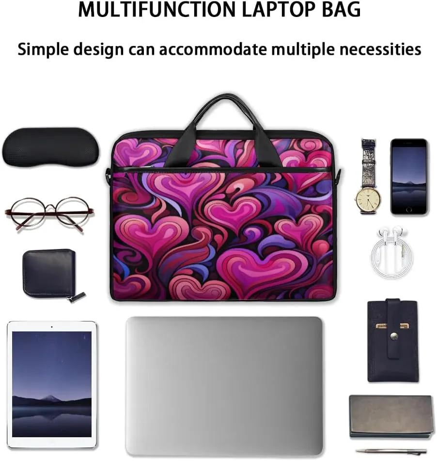 Laptop Shoulder Bag for 13-15 Inch Waterproof Laptop Sleeve Case Bag Slim Computer Carry Case Computer Cases for Laptops
