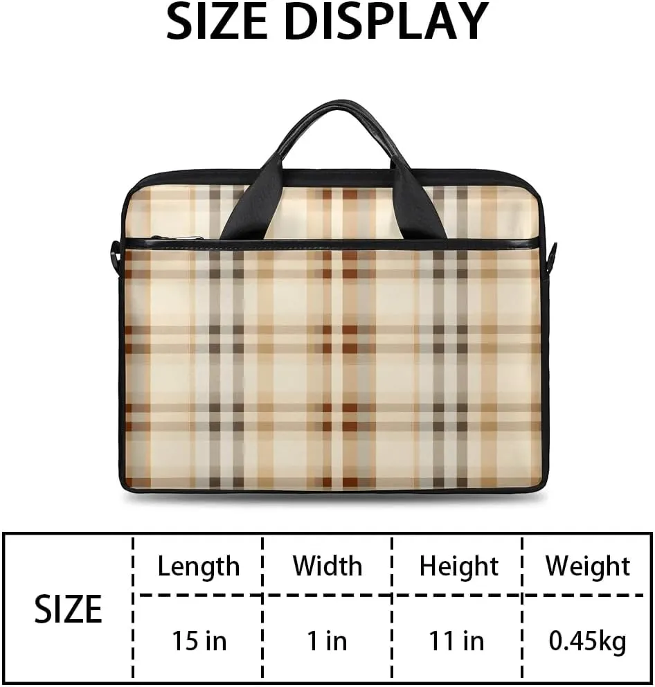 Laptop Shoulder Bag for 13-15 Inch Waterproof Laptop Sleeve Case Bag Slim Computer Carry Case Computer Cases for Laptops