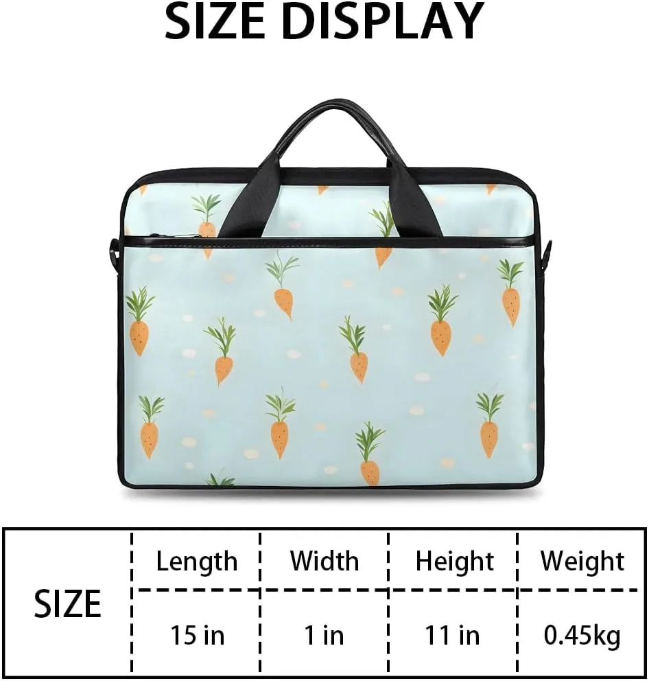 Laptop Shoulder Bag for 13-15 Inch Waterproof Laptop Sleeve Case Bag Slim Computer Carry Case Computer Cases for Laptops