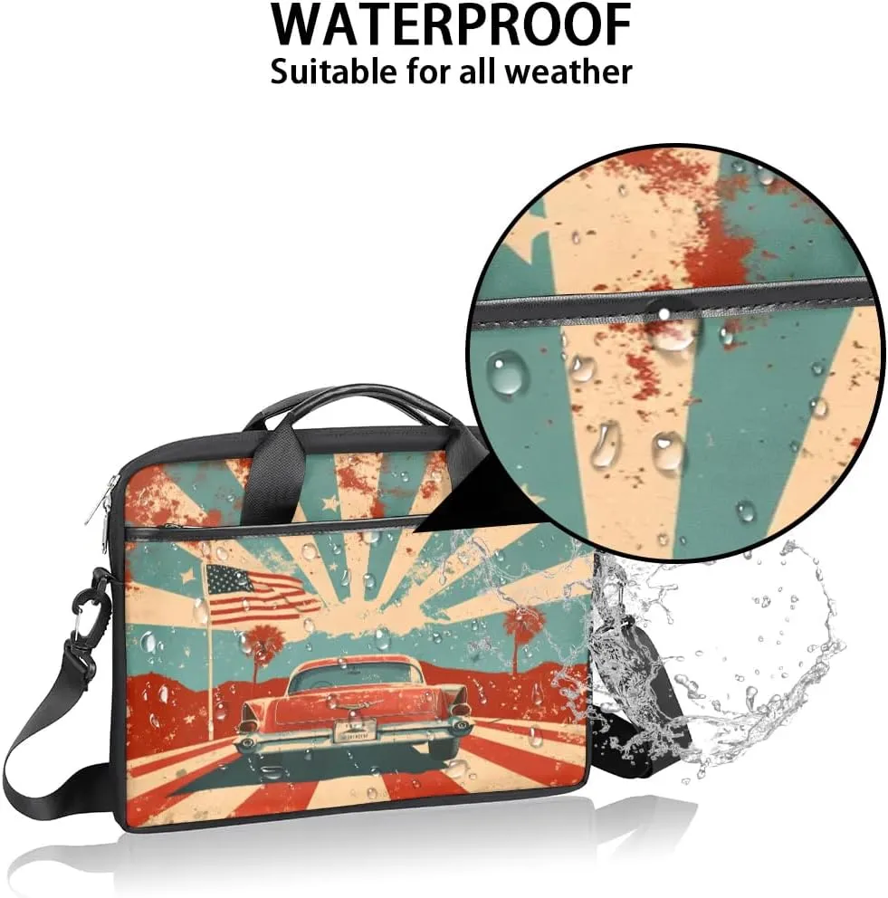 Laptop Shoulder Bag for 13-15 Inch Waterproof Laptop Sleeve Case Bag Slim Computer Carry Case Computer Cases for Laptops