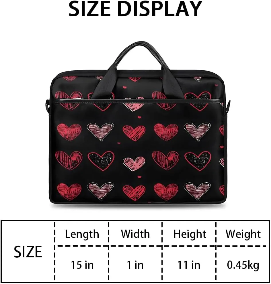 Laptop Shoulder Bag for 13-15 Inch Waterproof Laptop Sleeve Case Bag Slim Computer Carry Case Computer Cases for Laptops