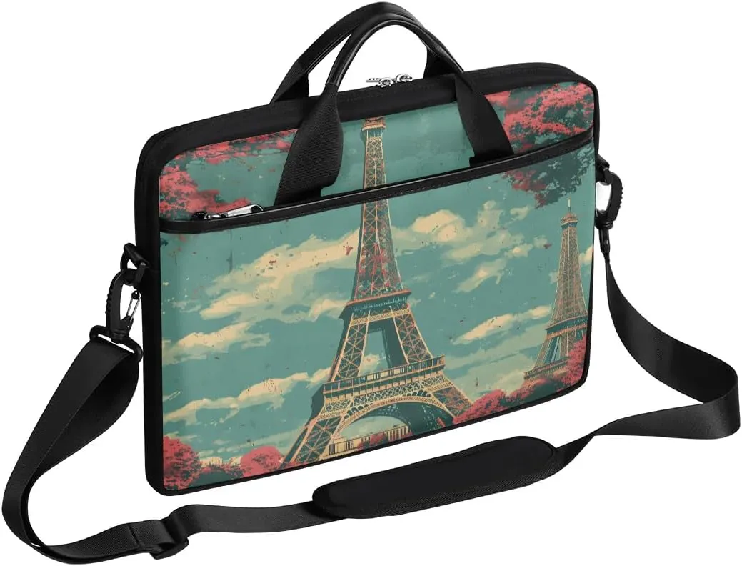 Laptop Shoulder Bag for 13-15 Inch Waterproof Laptop Sleeve Case Bag Slim Computer Carry Case Computer Cases for Laptops
