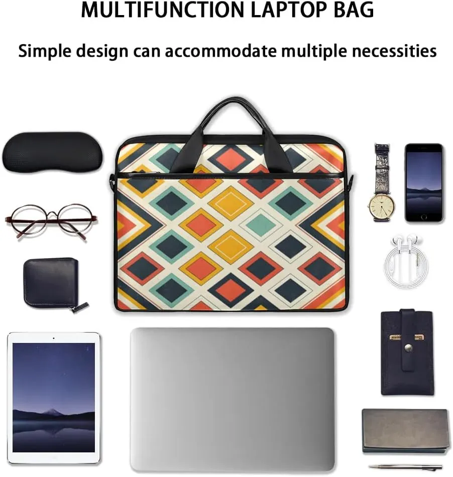 Laptop Shoulder Bag for 13-15 Inch Waterproof Laptop Sleeve Case Bag Slim Computer Carry Case Computer Cases for Laptops
