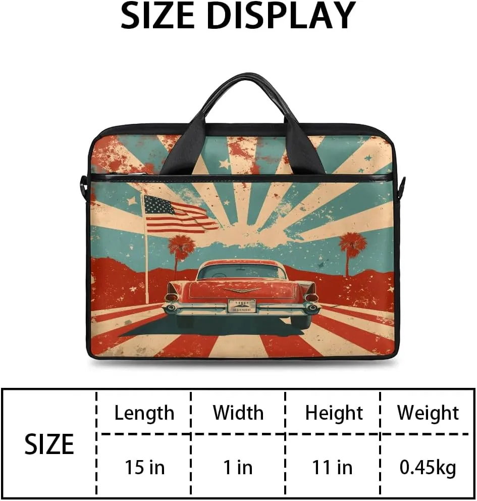 Laptop Shoulder Bag for 13-15 Inch Waterproof Laptop Sleeve Case Bag Slim Computer Carry Case Computer Cases for Laptops