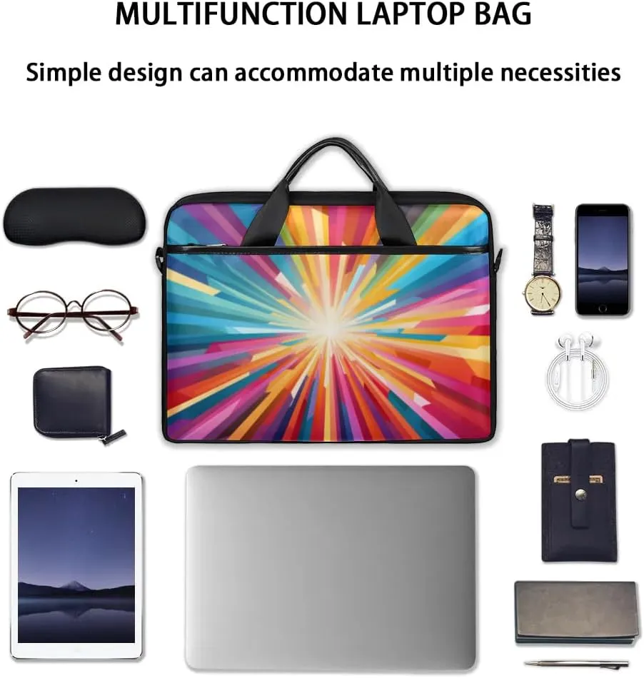 Laptop Shoulder Bag for 13-15 Inch Waterproof Laptop Sleeve Case Bag Slim Computer Carry Case Computer Cases for Laptops