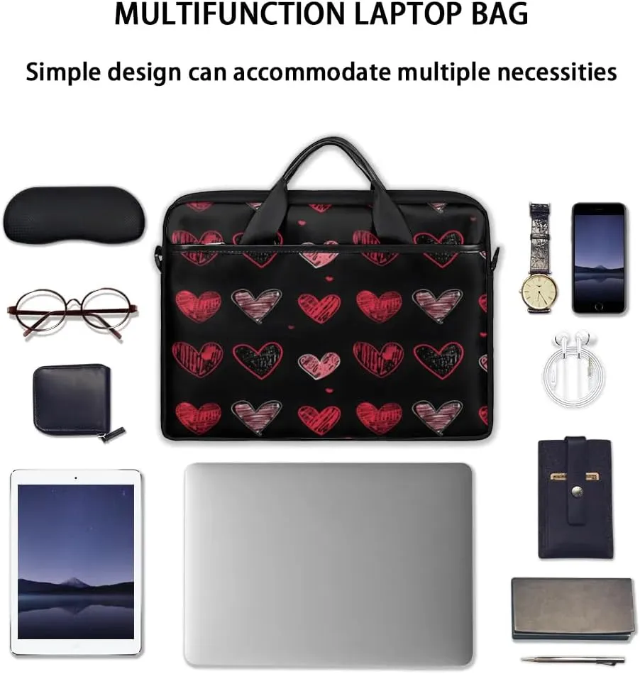 Laptop Shoulder Bag for 13-15 Inch Waterproof Laptop Sleeve Case Bag Slim Computer Carry Case Computer Cases for Laptops