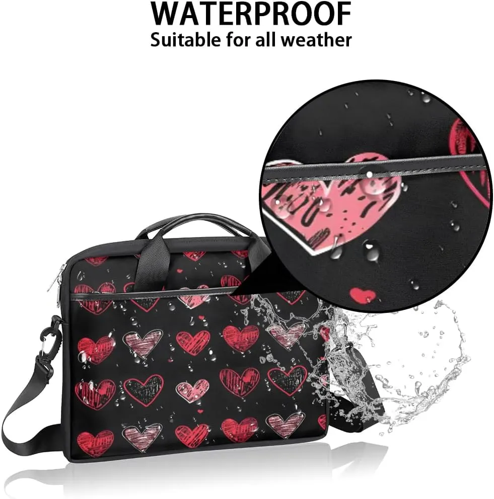 Laptop Shoulder Bag for 13-15 Inch Waterproof Laptop Sleeve Case Bag Slim Computer Carry Case Computer Cases for Laptops
