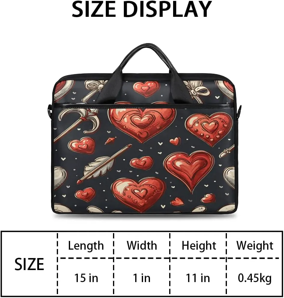 Laptop Shoulder Bag for 13-15 Inch Waterproof Laptop Sleeve Case Bag Slim Computer Carry Case Computer Cases for Laptops