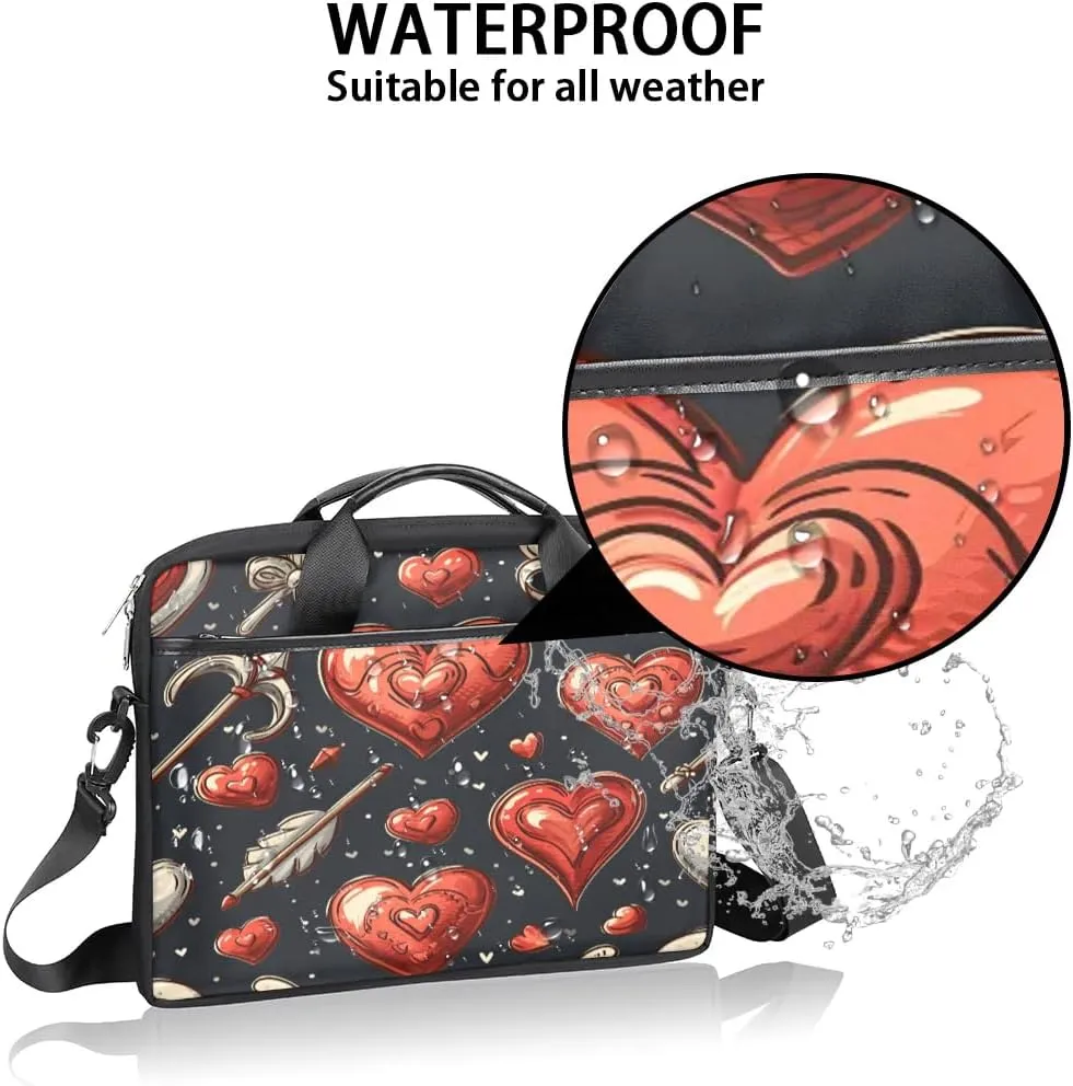 Laptop Shoulder Bag for 13-15 Inch Waterproof Laptop Sleeve Case Bag Slim Computer Carry Case Computer Cases for Laptops