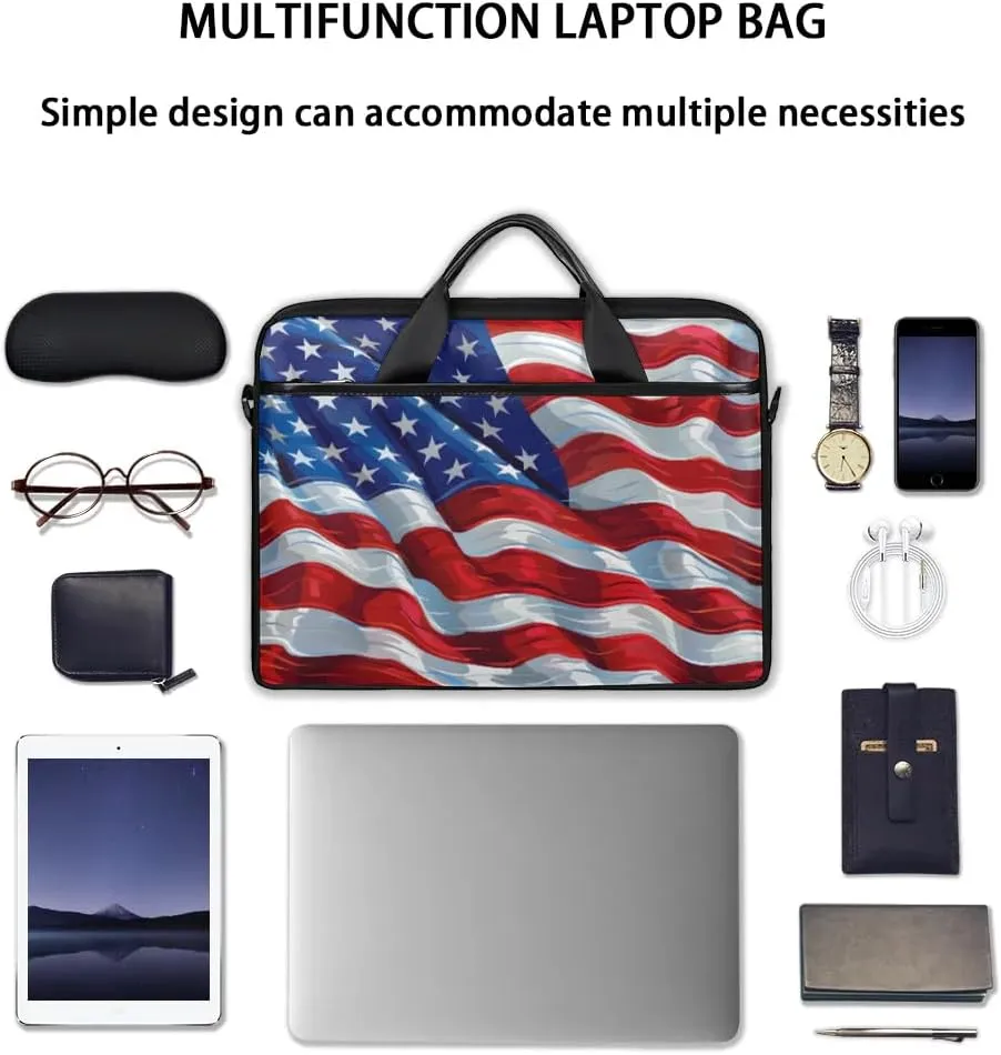 Laptop Shoulder Bag for 13-15 Inch Waterproof Laptop Sleeve Case Bag Slim Computer Carry Case Computer Cases for Laptops