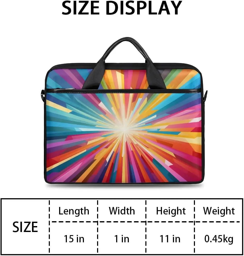 Laptop Shoulder Bag for 13-15 Inch Waterproof Laptop Sleeve Case Bag Slim Computer Carry Case Computer Cases for Laptops