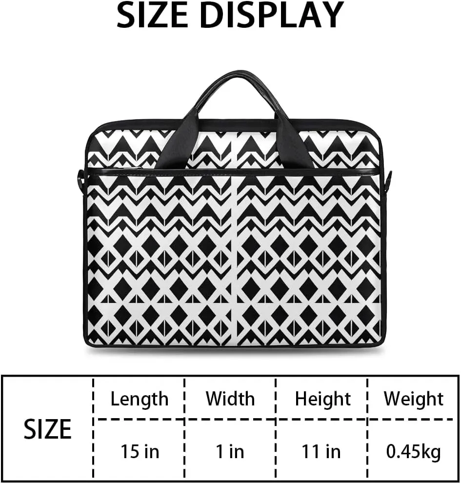 Laptop Shoulder Bag for 13-15 Inch Waterproof Laptop Sleeve Case Bag Slim Computer Carry Case Computer Cases for Laptops