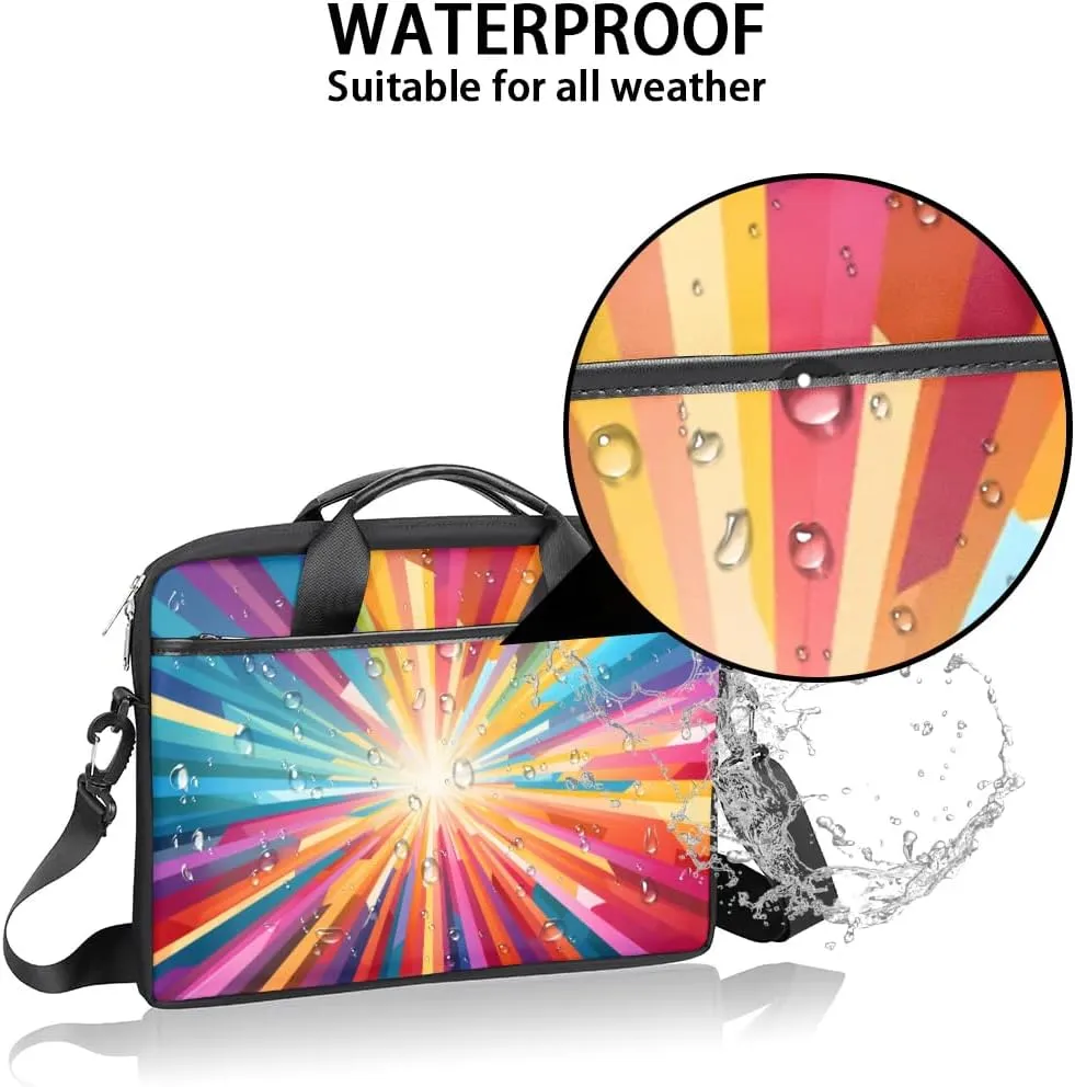 Laptop Shoulder Bag for 13-15 Inch Waterproof Laptop Sleeve Case Bag Slim Computer Carry Case Computer Cases for Laptops