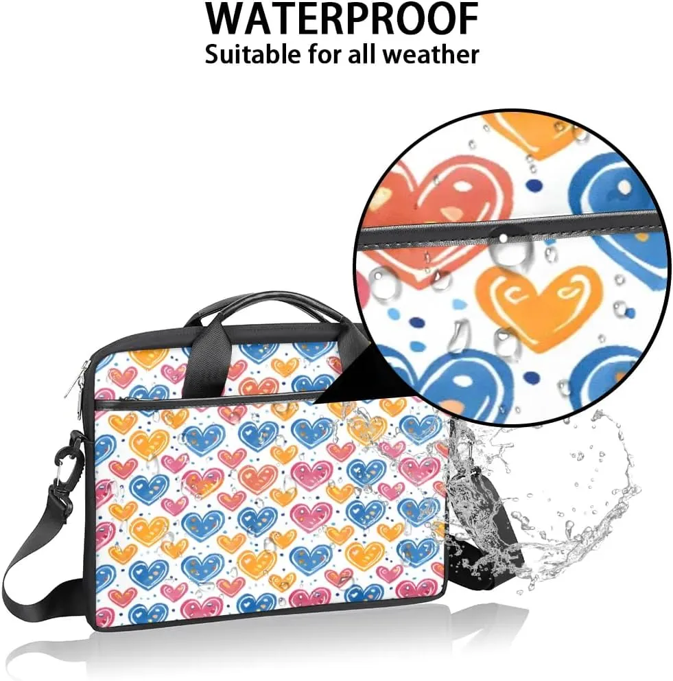 Laptop Shoulder Bag for 13-15 Inch Waterproof Laptop Sleeve Case Bag Slim Computer Carry Case Computer Cases for Laptops