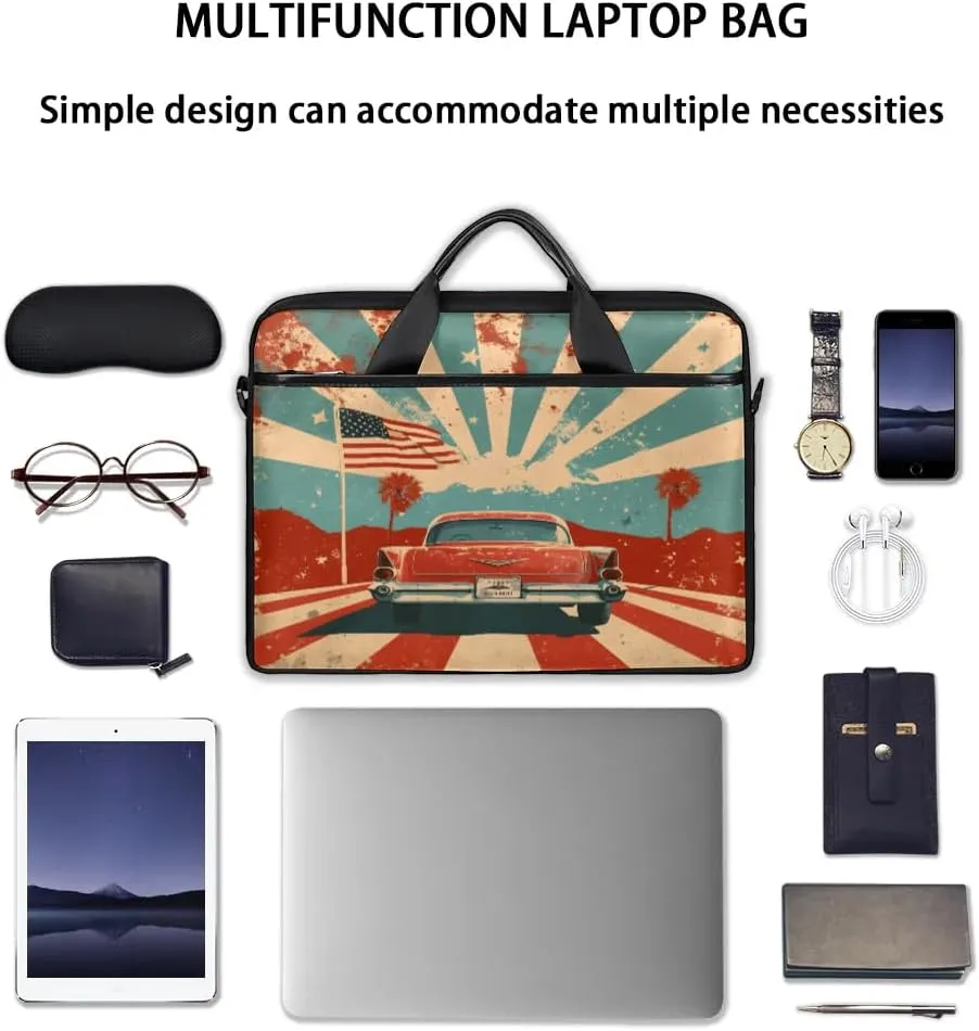 Laptop Shoulder Bag for 13-15 Inch Waterproof Laptop Sleeve Case Bag Slim Computer Carry Case Computer Cases for Laptops