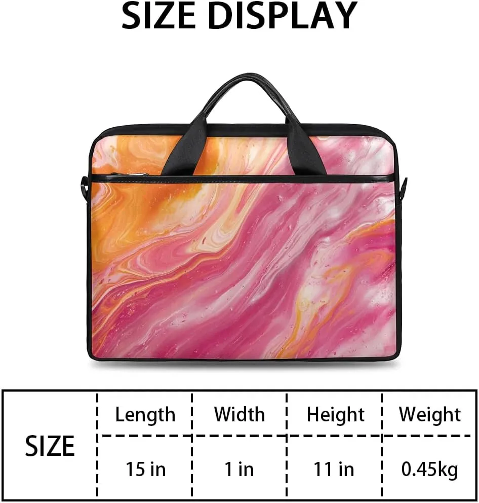 Laptop Shoulder Bag for 13-15 Inch Waterproof Laptop Sleeve Case Bag Slim Computer Carry Case Computer Cases for Laptops