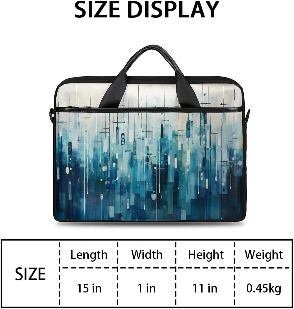 Laptop Shoulder Bag for 13-15 Inch Waterproof Laptop Sleeve Case Bag Slim Computer Carry Case Computer Cases for Laptops