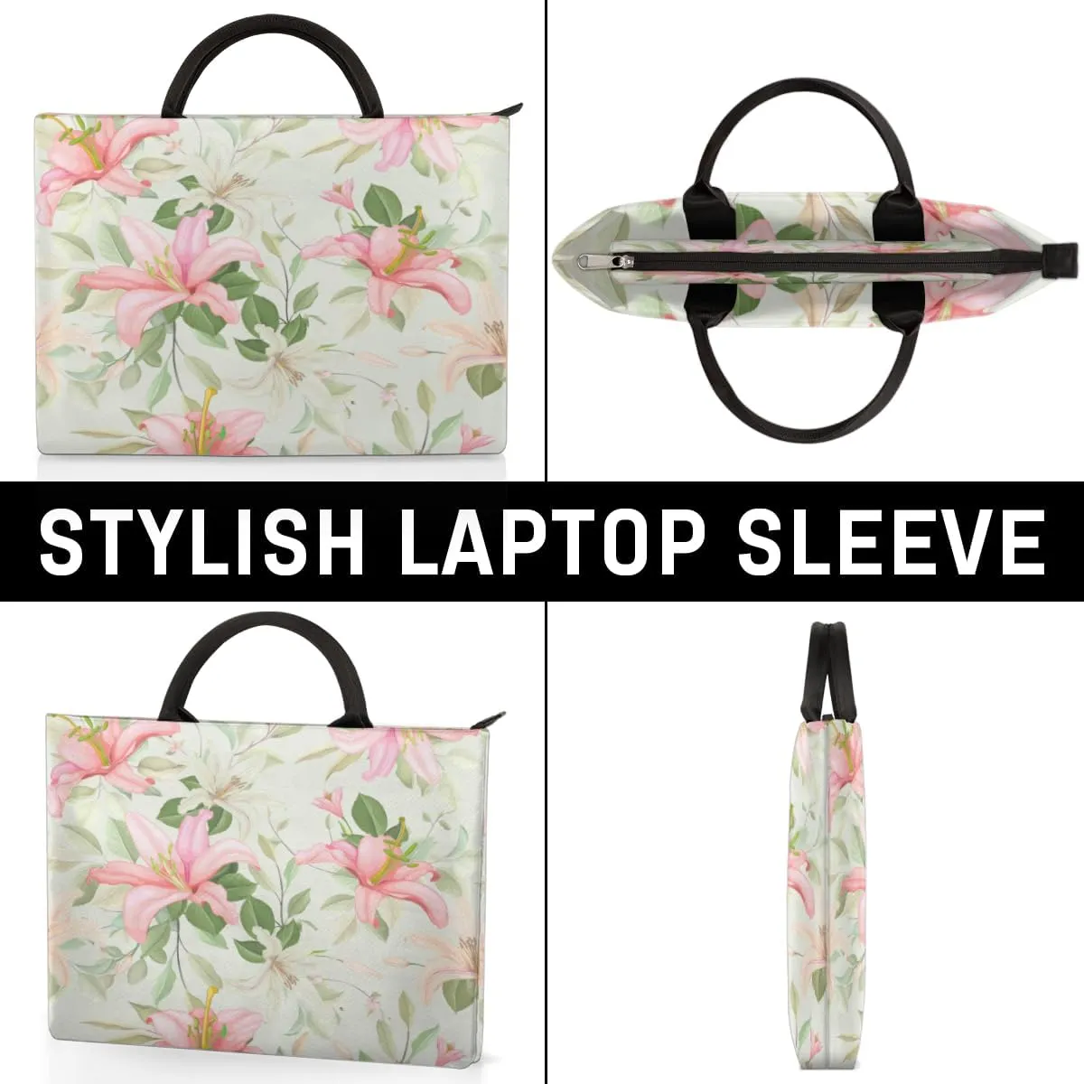 Laptop Sleeve Case for Women Men Laptop Bag Durable Travel Computer Carrying Bag with Handle Accessories Bags