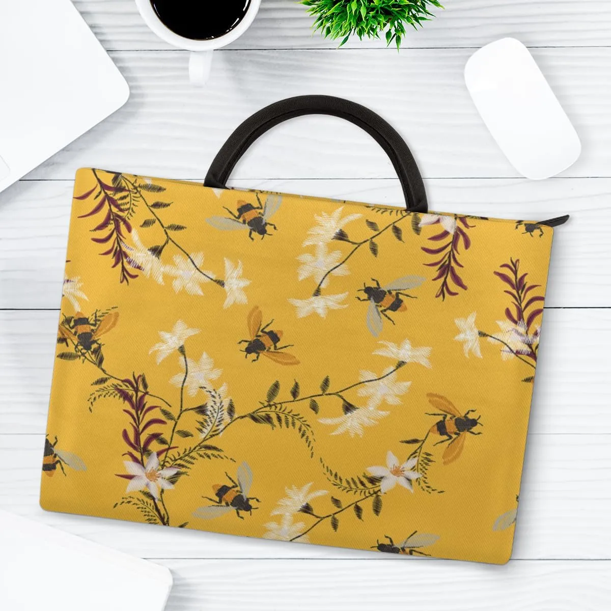 Laptop Sleeve Case for Women Men Laptop Bag Durable Travel Computer Carrying Bag with Handle Accessories Bags