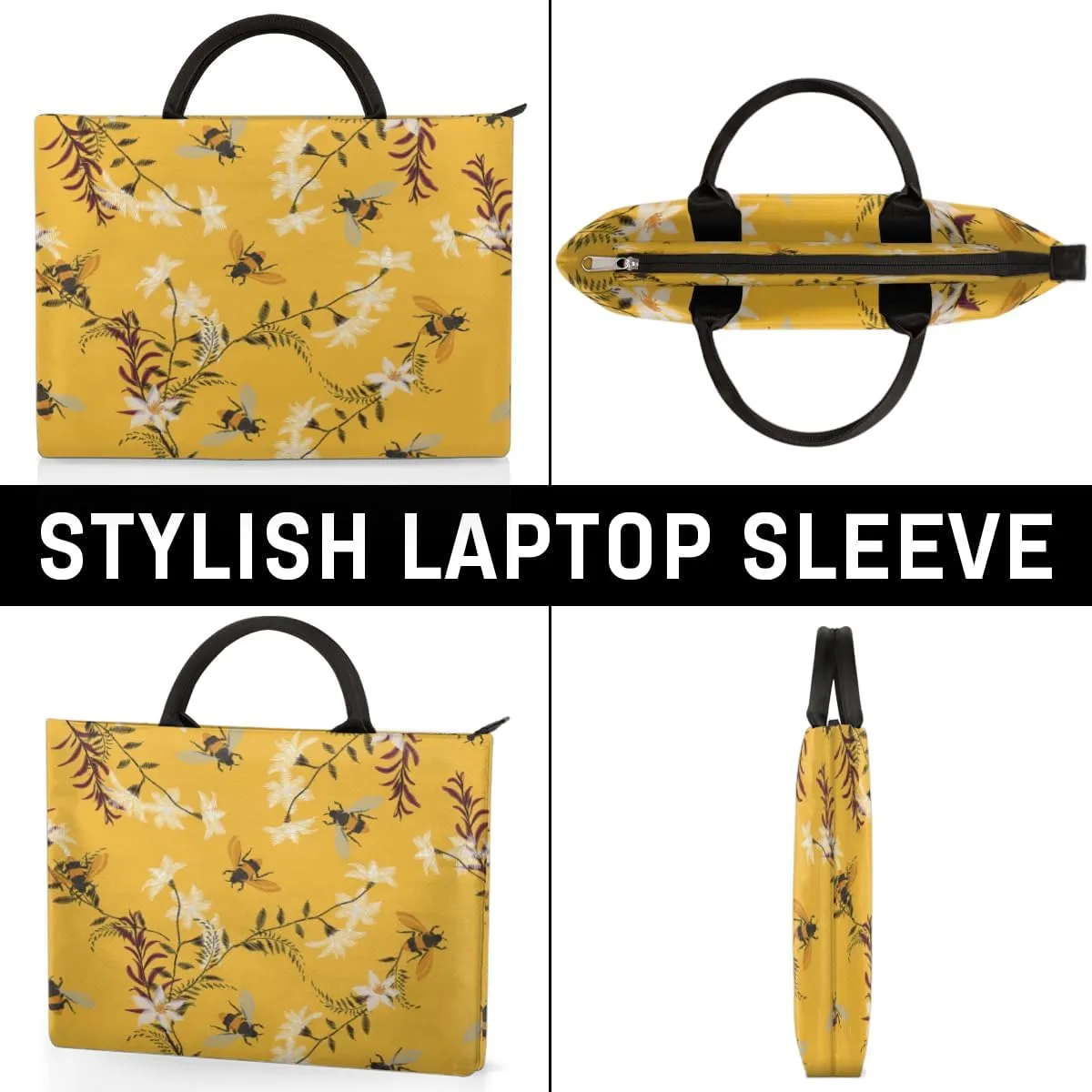 Laptop Sleeve Case for Women Men Laptop Bag Durable Travel Computer Carrying Bag with Handle Accessories Bags