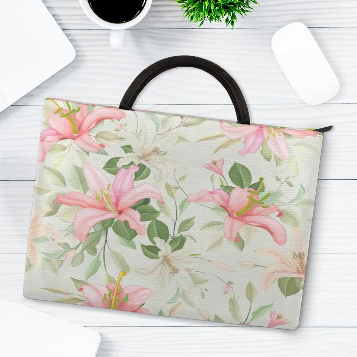 Laptop Sleeve Case for Women Men Laptop Bag Durable Travel Computer Carrying Bag with Handle Accessories Bags