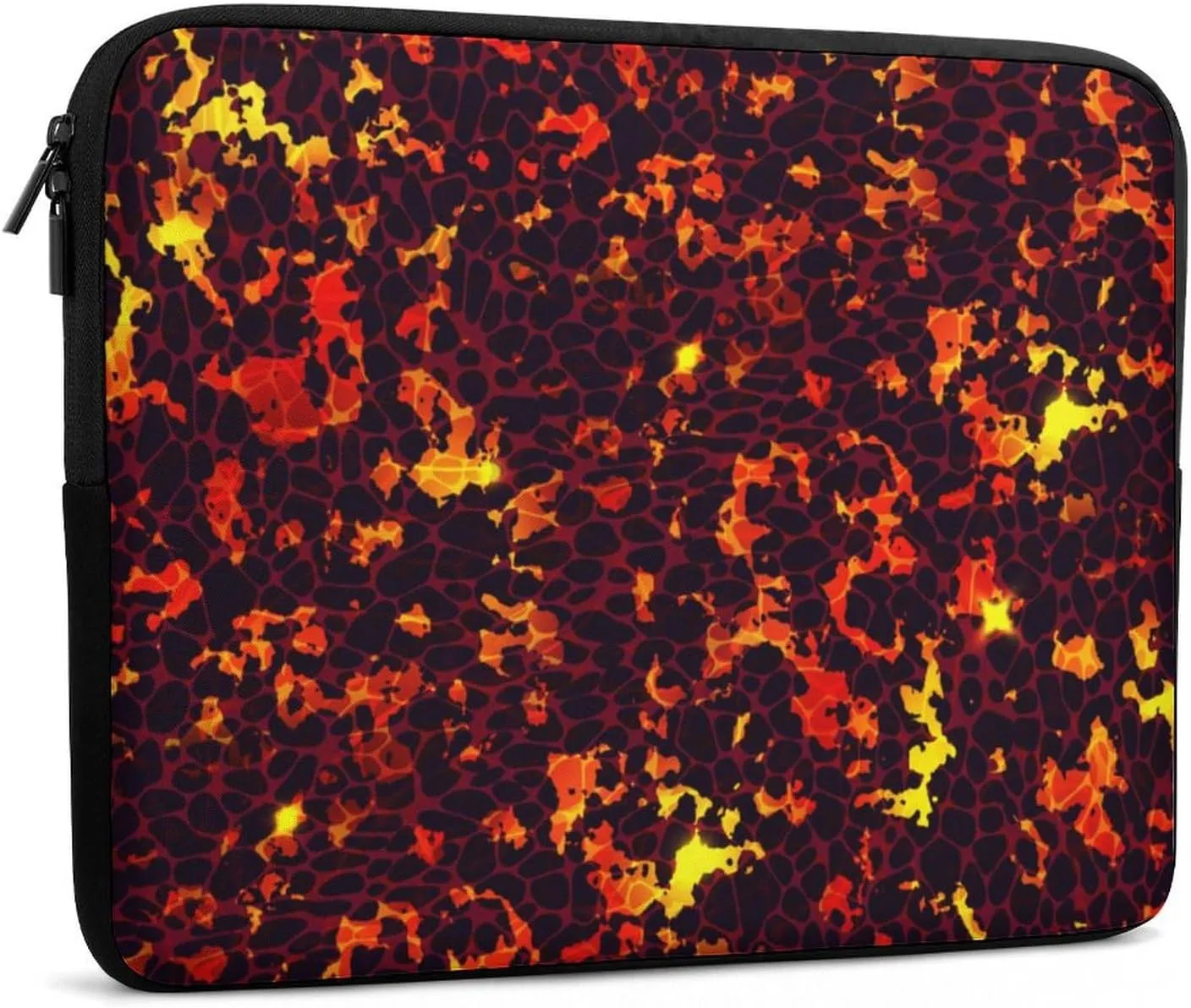 Laptop Sleeve Cases Cartoon Games Lava Print Laptop Bag Protective Cover Compatible with Notebook Lightweight Computer Zipper Case Travel Carrying Covers 17inch for Women Men