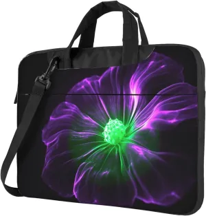 Laptop Tote Bag Men Women Violet Green Glow Shoulder Laptop Sleeve Briefcase Messenger Computer Bag